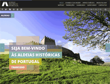 Tablet Screenshot of aldeiashistoricasdeportugal.com